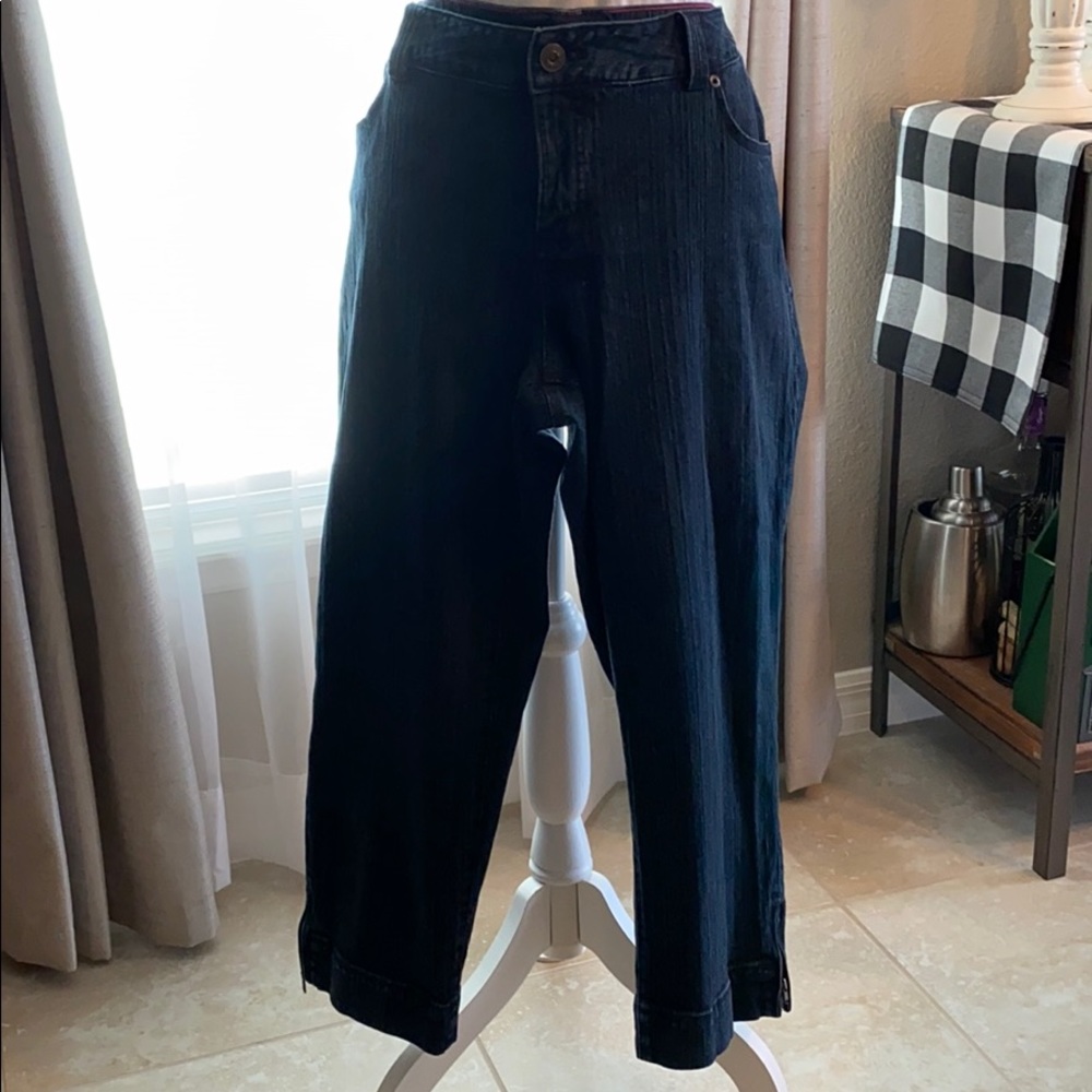 Venezia dark wash crop jeans